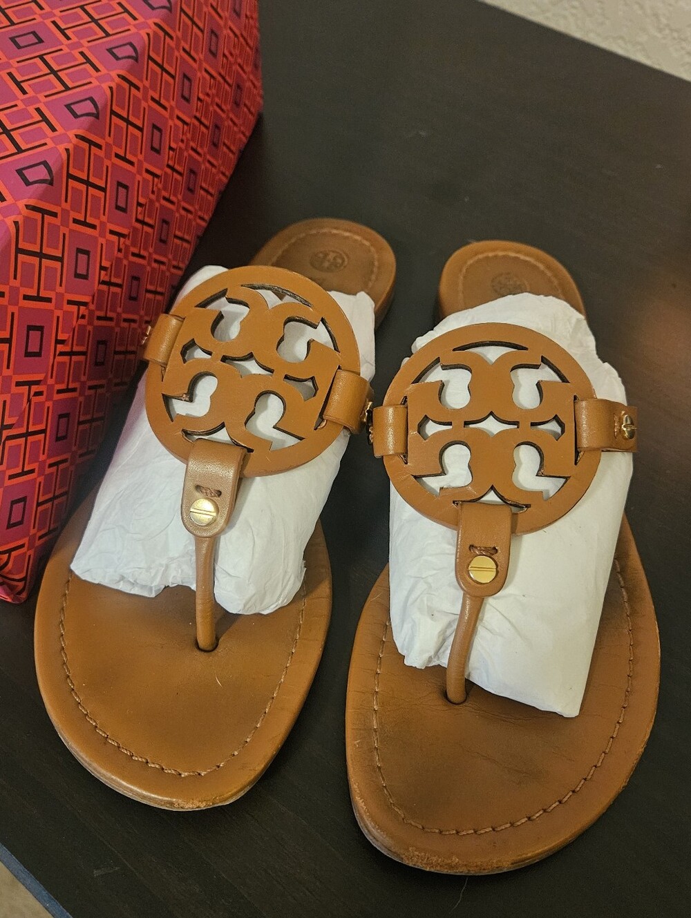 Tory Burch Miller Logo Thong Sandals - Picture 3 of 6